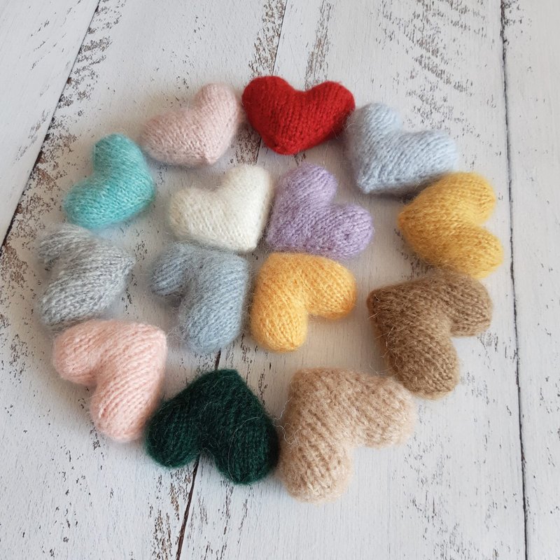 Heart small knitting pattern. Valentine's day. PDF pattern. Tutorial heart - 手工藝教學/工具書 - 其他材質 
