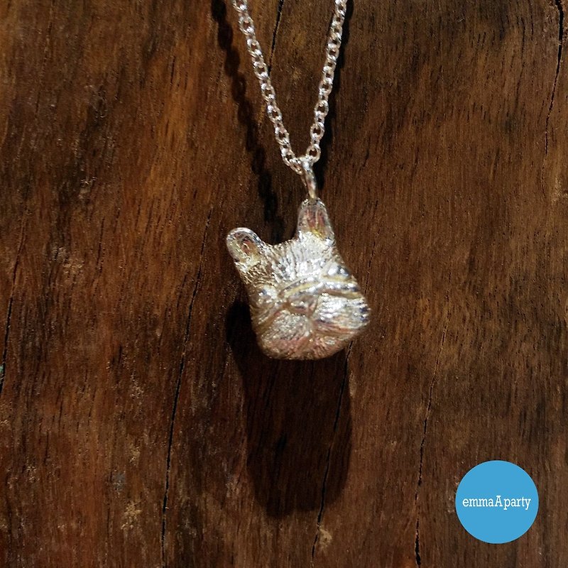 emmaAparty handmade sterling silver necklace-hairy beans'' (three-dimensional work) - สร้อยคอ - เงินแท้ 