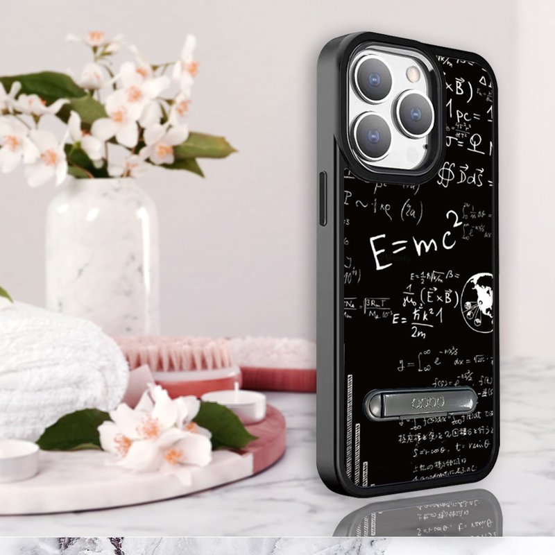 iPhone 15 14系列 軍規防摔鋁合金鏡頭框立架手機殼-質量不滅 - 手機殼/手機套 - 其他材質 多色