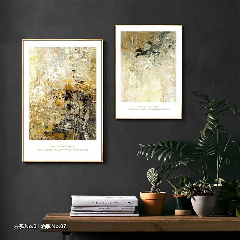 【Time Proverb_1】Decorative painting - โปสเตอร์ - ไม้ 