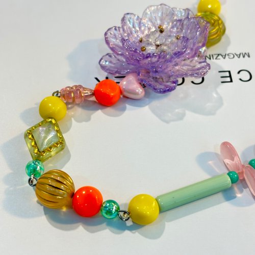 リョウコ　ハンドメイド ビーズネックレス かぎ編み物ネックレス2 - ハンドメイド商品｜福岡のレンタル