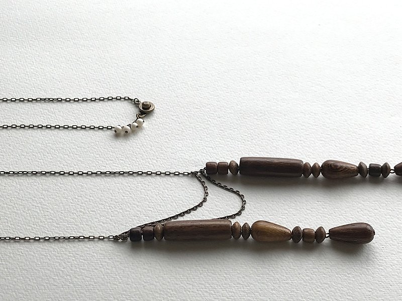 Chair Nscklace - Necklaces - Wood Brown