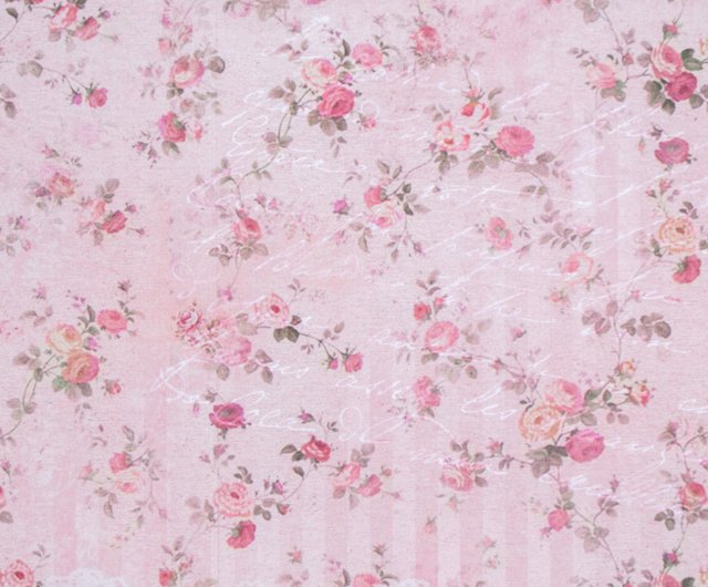 Scrapbook paper - vintage rose No.3 / multi use paper / 10 sheets