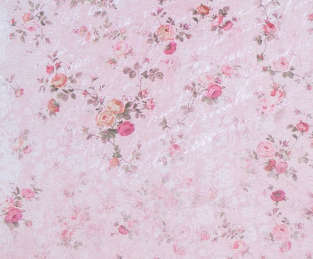 Scrapbook paper - vintage rose No.3 / multi use paper / 10 sheets