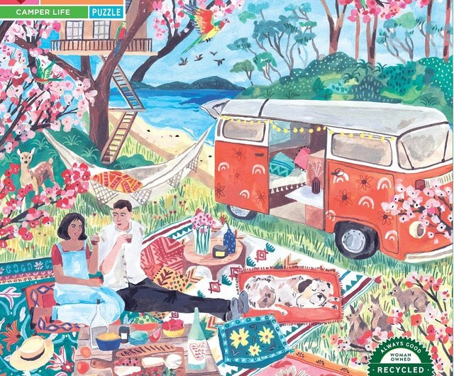 Eeboo Camper Life 1000pc Puzzle