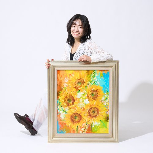 kurry カリー　アート　ポスター　ひまわり 03201023_5e741b2e5be30.jpg