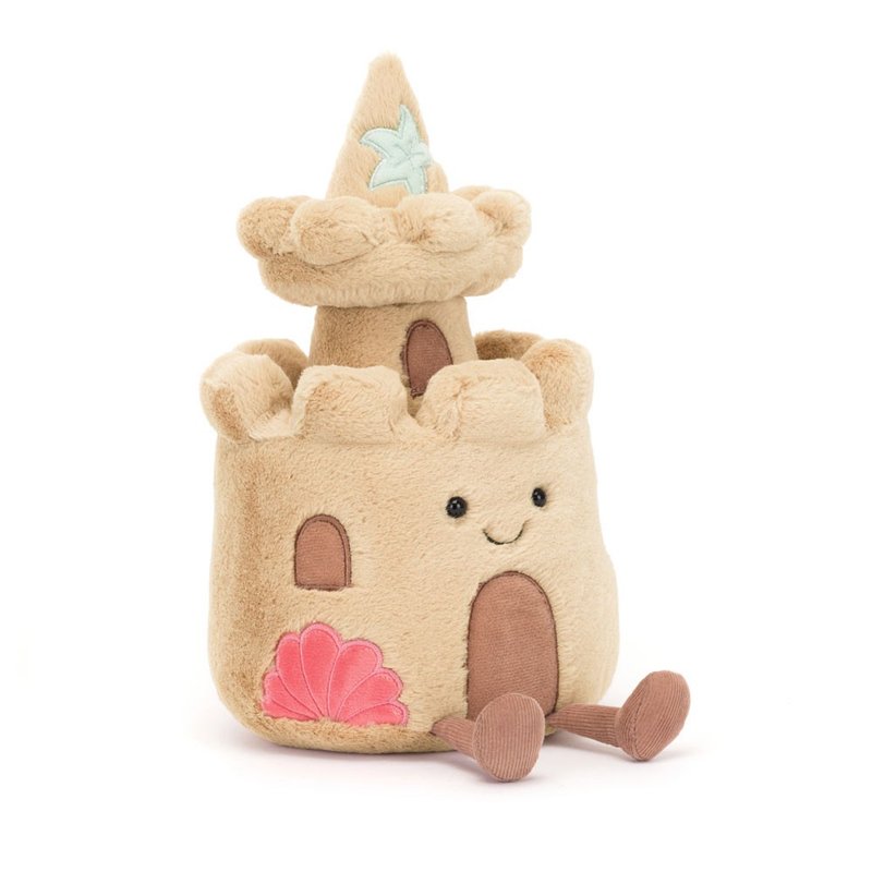 Amuseables Sandcastle - ตุ๊กตา - เส้นใยสังเคราะห์ สีกากี