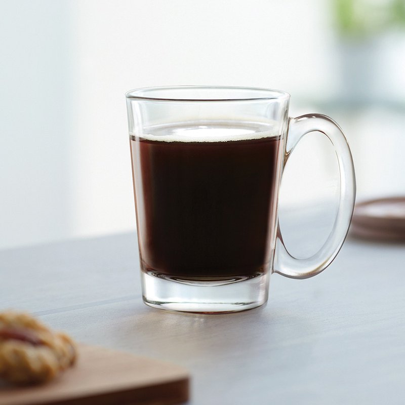 NOUVEAU系列 咖啡杯 315ml - 咖啡杯/馬克杯 - 玻璃 白色