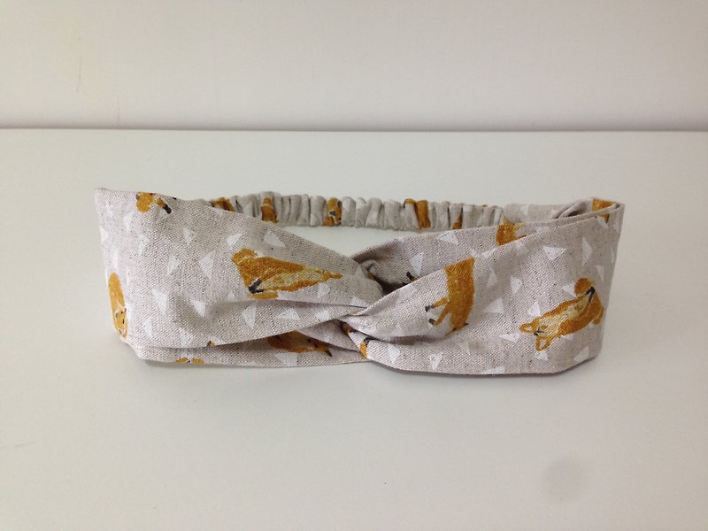 Brown rice small fox headband - เครื่องประดับผม - ผ้าฝ้าย/ผ้าลินิน หลากหลายสี