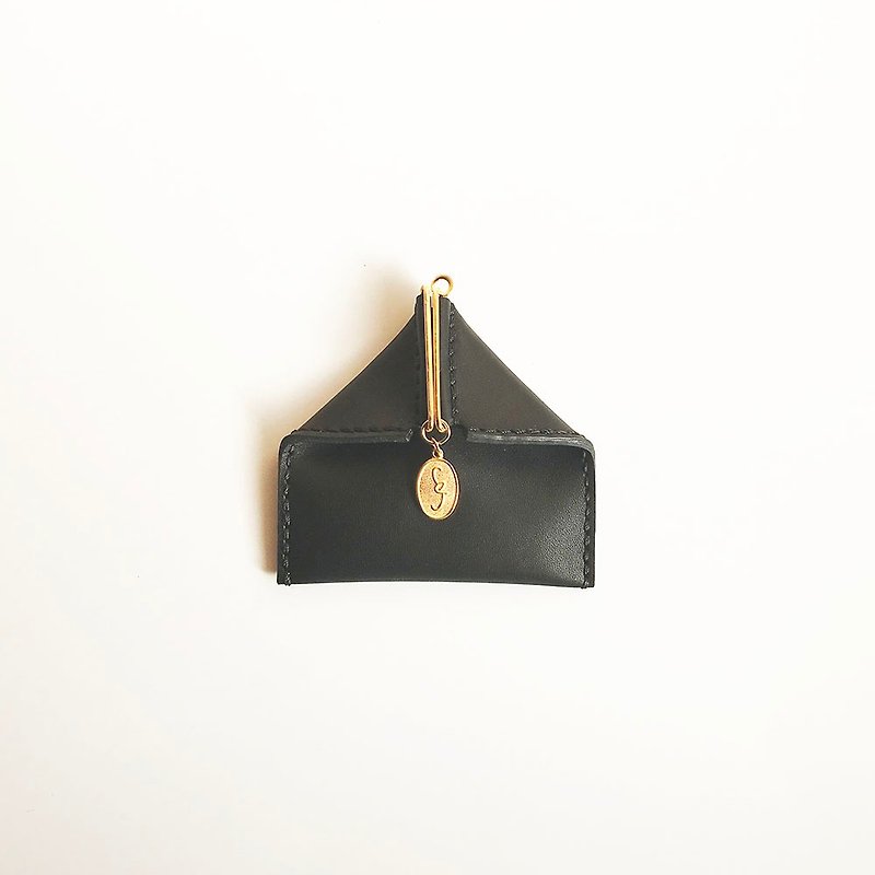 House pouch - กระเป๋าเครื่องสำอาง - หนังแท้ สีดำ