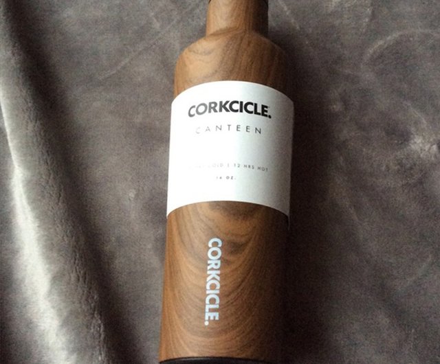 plastic life CORKCICLE Wood series three-layer vacuum easy-mouth bottle-470ml  walnut - Shop corkcicle Vacuum Flasks - Pinkoi