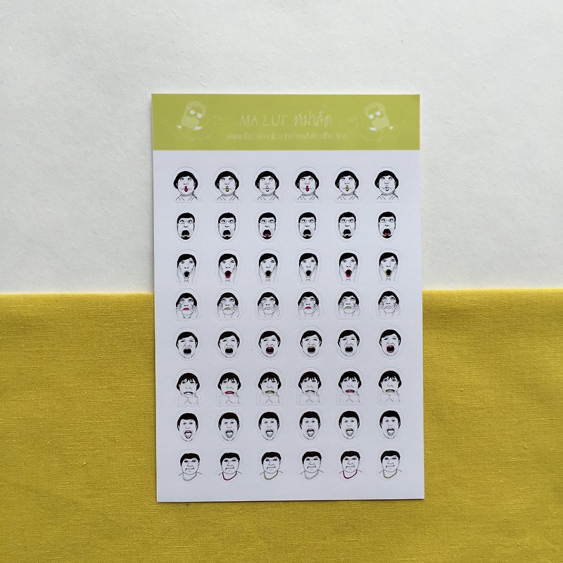2014 | Expressions | Stickers | - สติกเกอร์ - กระดาษ 