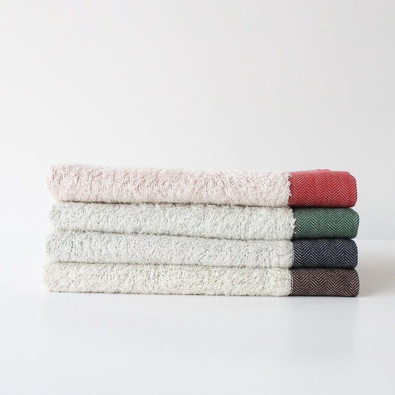 【kontex】Imabari Long Fiber Organic Cotton Twill Towel - 4 colors in total - Towels - Cotton & Hemp Multicolor