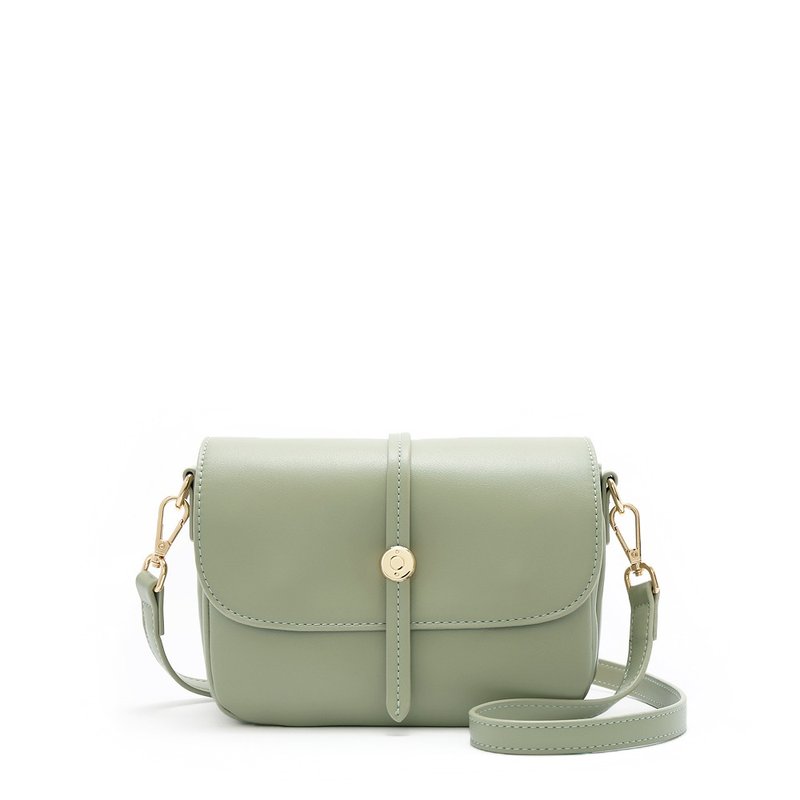 Good feeling daily intellectual all-match cross-body bag (small) #foggreen - กระเป๋ากล้อง - หนังเทียม สีเขียว