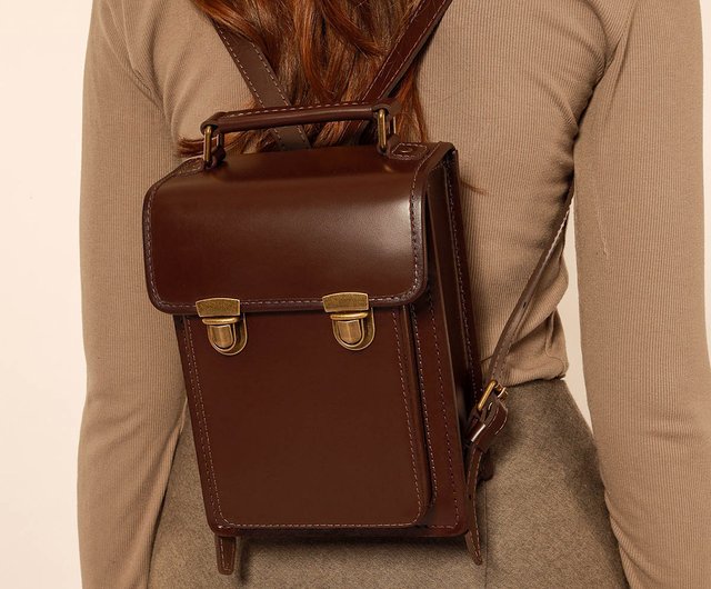 Beara Beara KOEY バックパック　リュック　ダークブラウン　本革 Beara Beara KOEY バックパック リュック ダークブラウン 本革