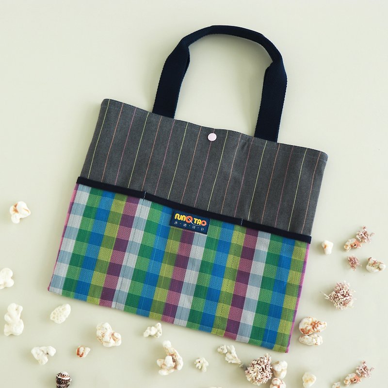 Taiwanese bag - กระเป๋าถือ - ผ้าฝ้าย/ผ้าลินิน สึชมพู