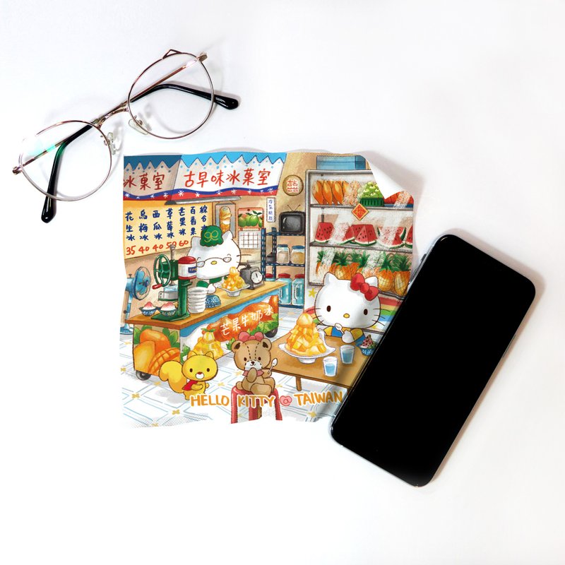 Hello Kitty萬用布 台灣冰果店 台灣限定=布漾獨家=三麗鷗授權 - 眼鏡盒/眼鏡布 - 其他材質 多色