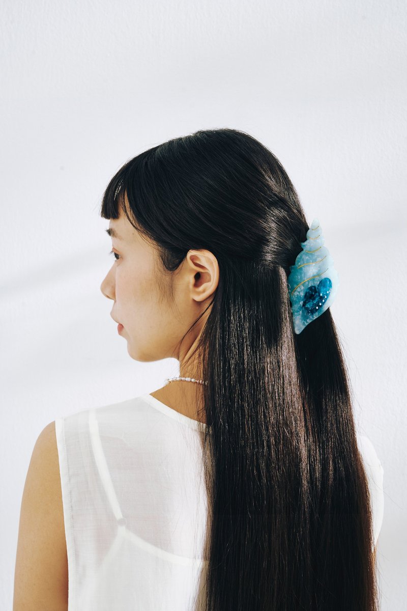 ビーチシリーズ巻き貝大漁 - ヘアアクセサリー - その他の素材 