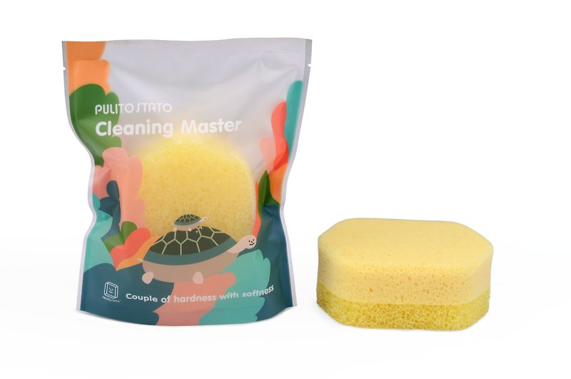 Sponge Bathroom Supplies Yellow - Pulito Stato Cleaning Master