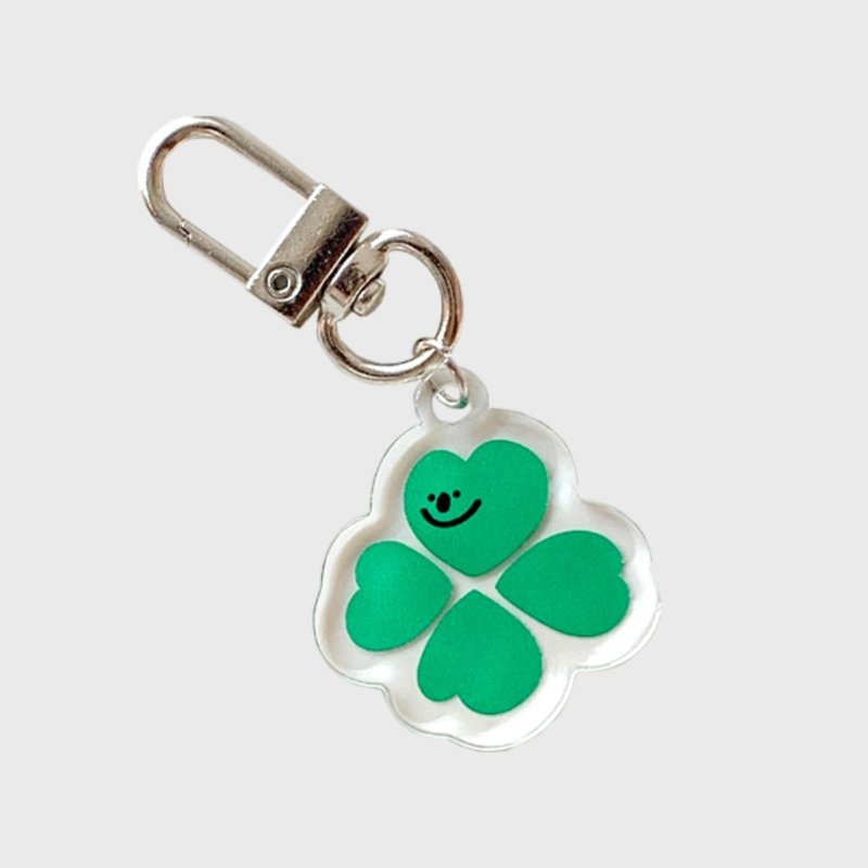 SASIM Good Luck Clover Acrylic Keyring / Charm - ที่ห้อยกุญแจ - วัสดุอื่นๆ 