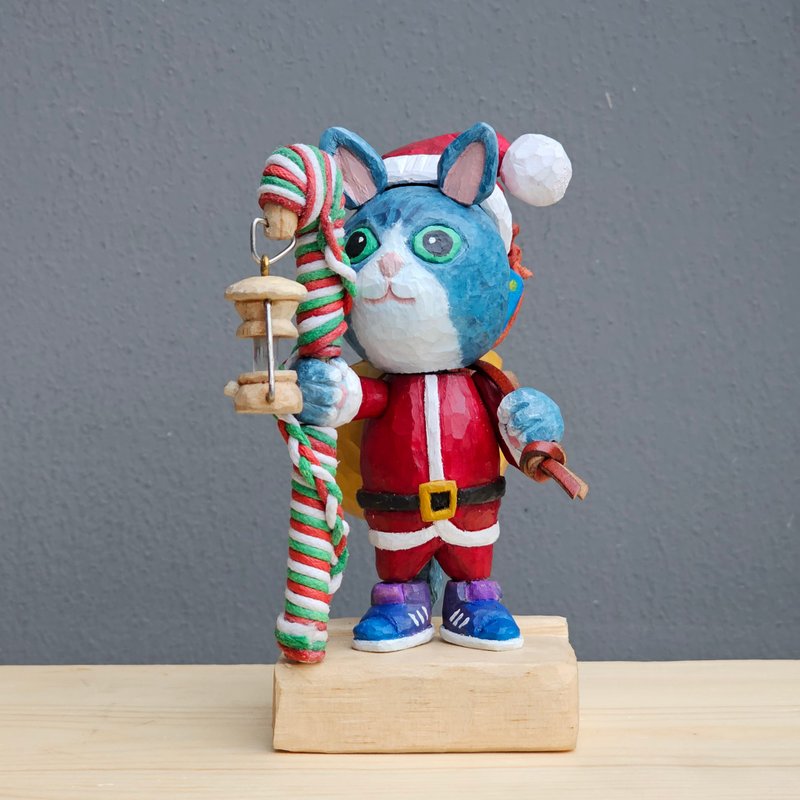 Santa Meaow - Stuffed Dolls & Figurines - Wood 