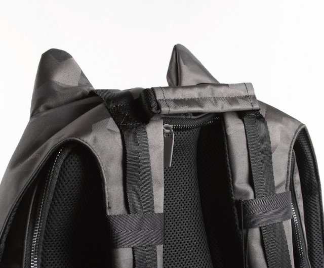 新品 未使用 ブラックカモフラライノ(L)_バックパック ブラックリュック ブラックカモフラライノ(L) バックパック - ショップ ORIBAGU