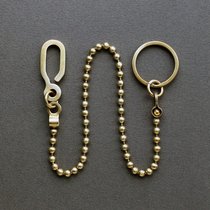 Short Wallet Chain – Brass - Keychains - Other Metals Gold