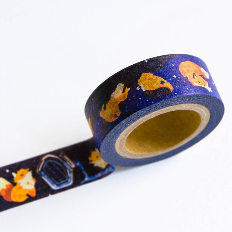 Starry sky  Ink Paper tape - Washi Tape - Paper Blue