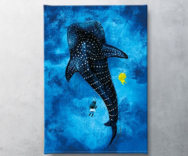 ジンベイザメのコピー絵画 ショップ 9cm Zoo ポスター 絵 Pinkoi