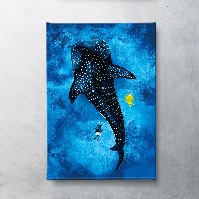 【Whale shark】replica painting - Posters - Waterproof Material 