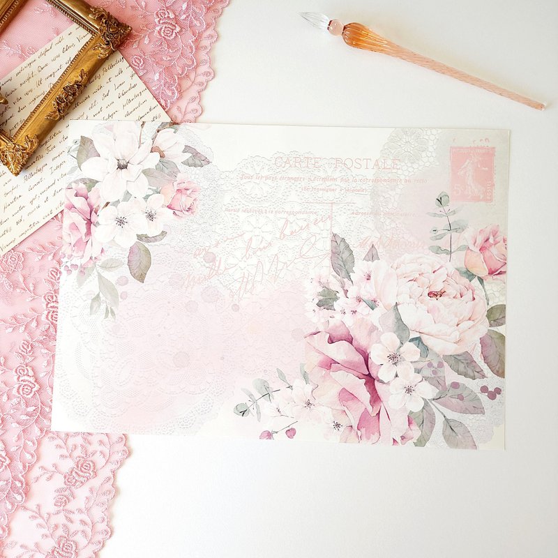 SAKURA.ROSE Design Paper 1 - อื่นๆ - กระดาษ สึชมพู