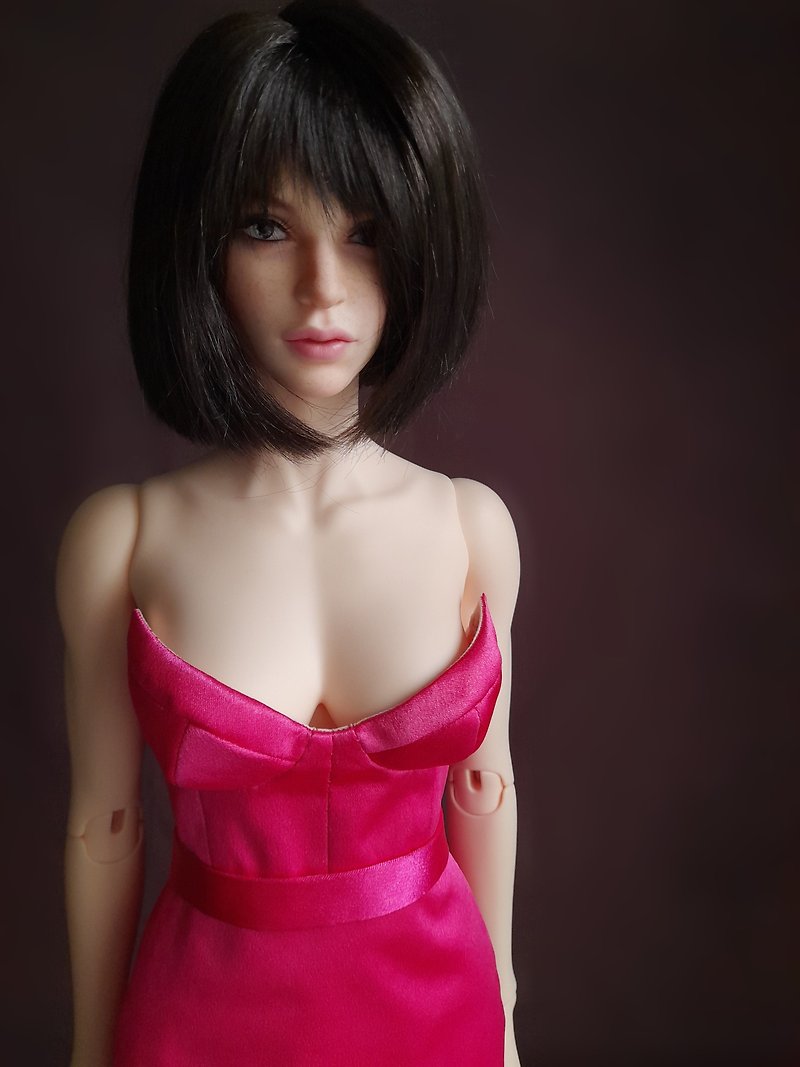 ドレス BJD 1/3 SD HID Iplehouse ミディアムチェスト - 知育玩具・ぬいぐるみ - その他の素材 ピンク
