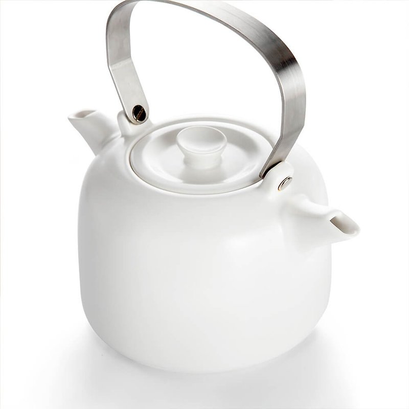 [Slightly Slow Special] Balanced Pot (Single Pot) - Teapots & Teacups - Porcelain White