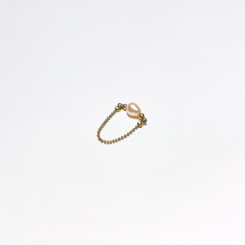 少年 - 粉戒指 - Teenage ring (pink) - 戒指 - 珍珠 金色
