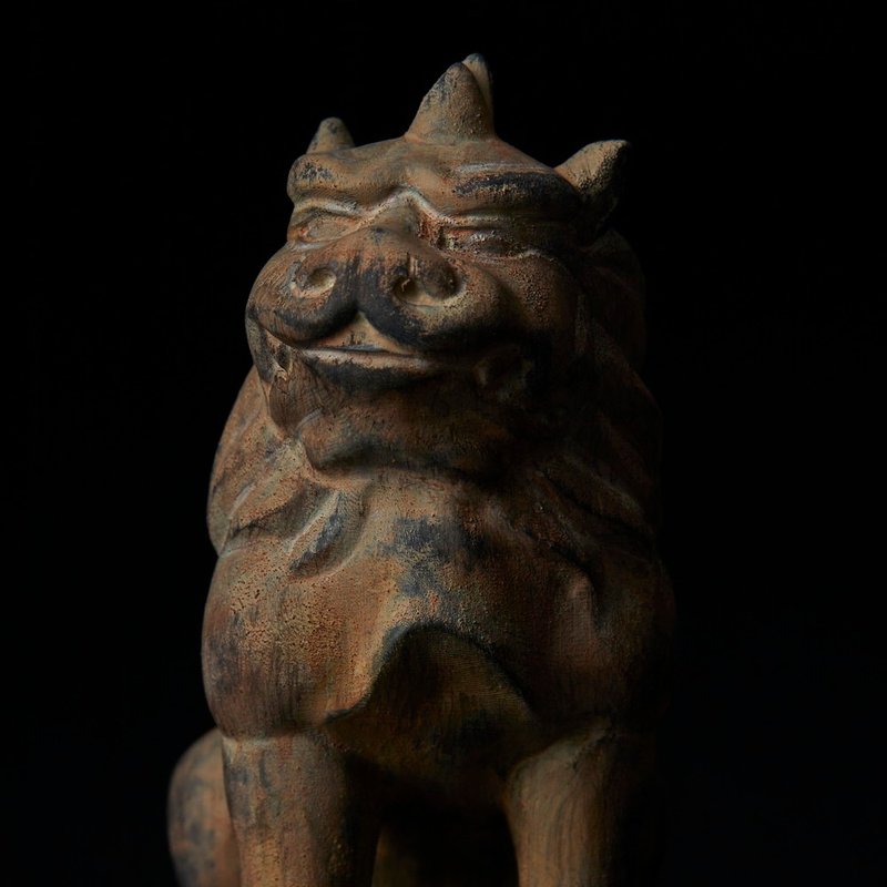 TanaCOCORO(掌)  WOOD  Komainu (Guardian Dogs) - ตุ๊กตา - วัสดุอื่นๆ 