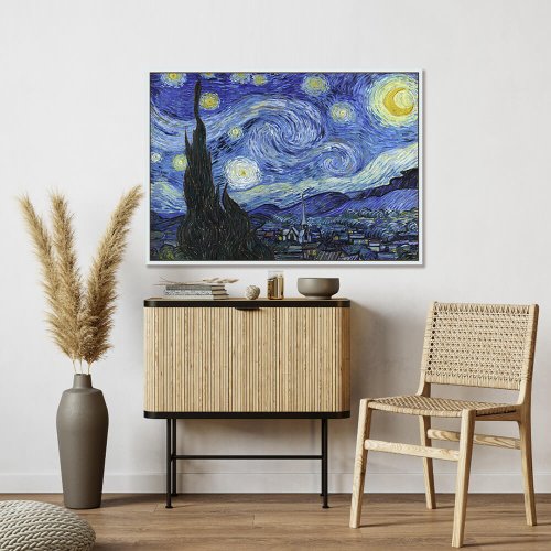 森活小飾Lifedecor 星夜 掛畫 名畫系列 臺灣製造 兩個工作天快速出貨
