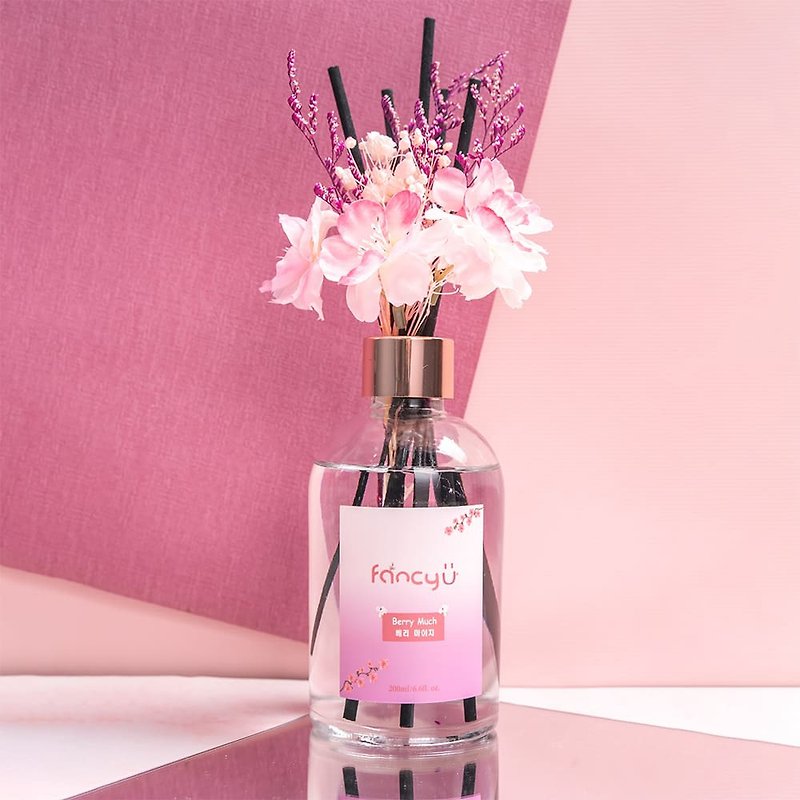 Korea FANCY U Sakura Gypsophila Limited Diffuser Bottle 200ml - Fragrances - Essential Oils Pink