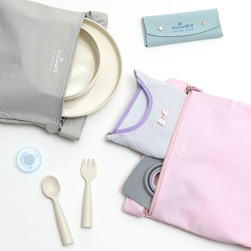 Miniware BringMe! Bag - Diaper Bags - Cotton & Hemp Pink