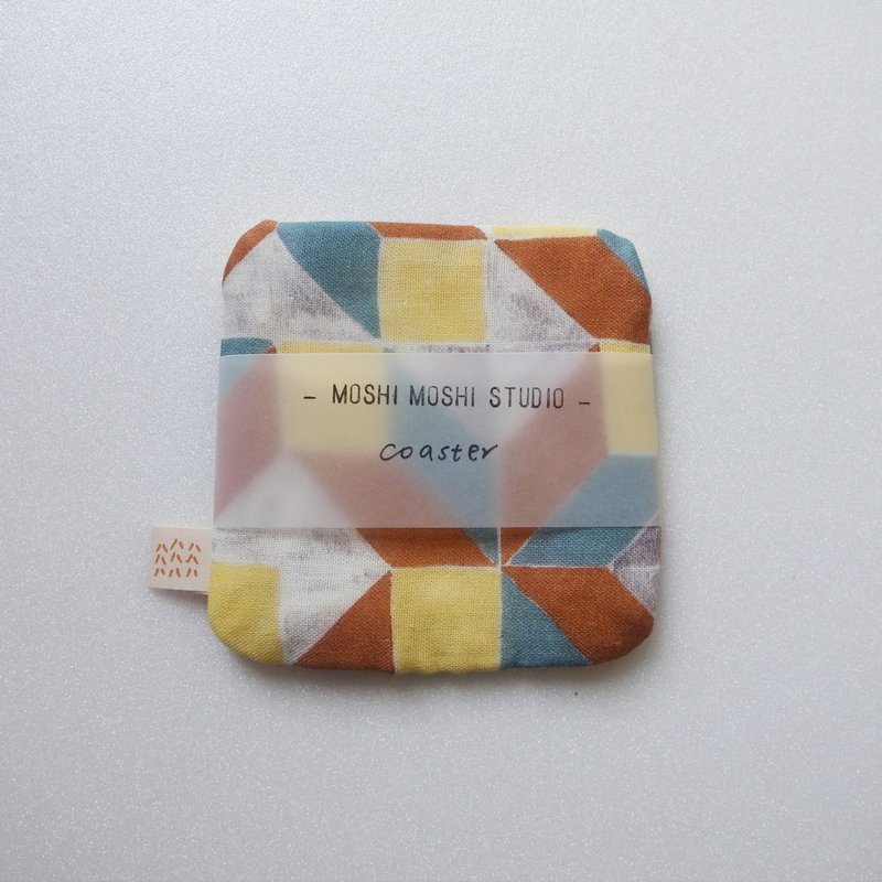 moshimoshi Coaster | Beveled - ผ้ารองโต๊ะ/ของตกแต่ง - ผ้าฝ้าย/ผ้าลินิน 