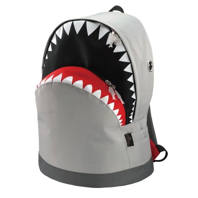 Morn Creations Genuine Shark Backpack-L-Gray (SK-128-GY) - Backpacks - Other Materials Gray