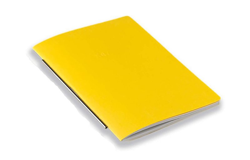 【內頁補充本 - 尺寸a6】銀杏黃│專利彈軌│拆換筆記│德國x47 - 筆記簿/手帳 - 紙 黃色