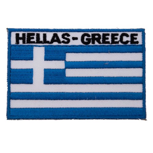 A-ONE 希臘 Flag Patch布標貼紙 布藝布貼 刺繡立體繡貼 電繡揹包貼 燙