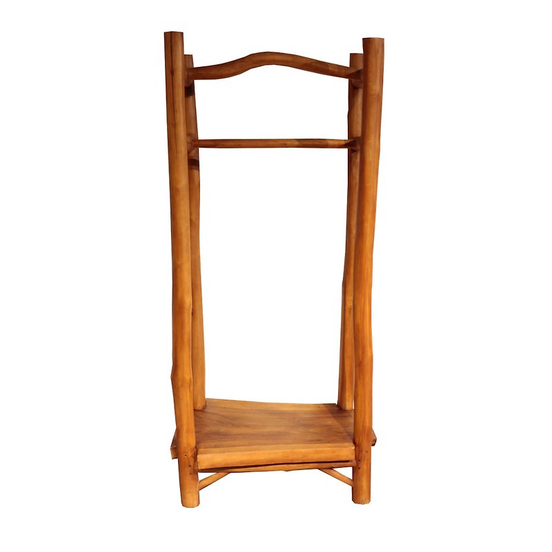 [Jidi City 100% Teak Furniture] HYSS060AS1 Teak Style Clothes Rack Clothes Rack - Hangers & Hooks - Wood 