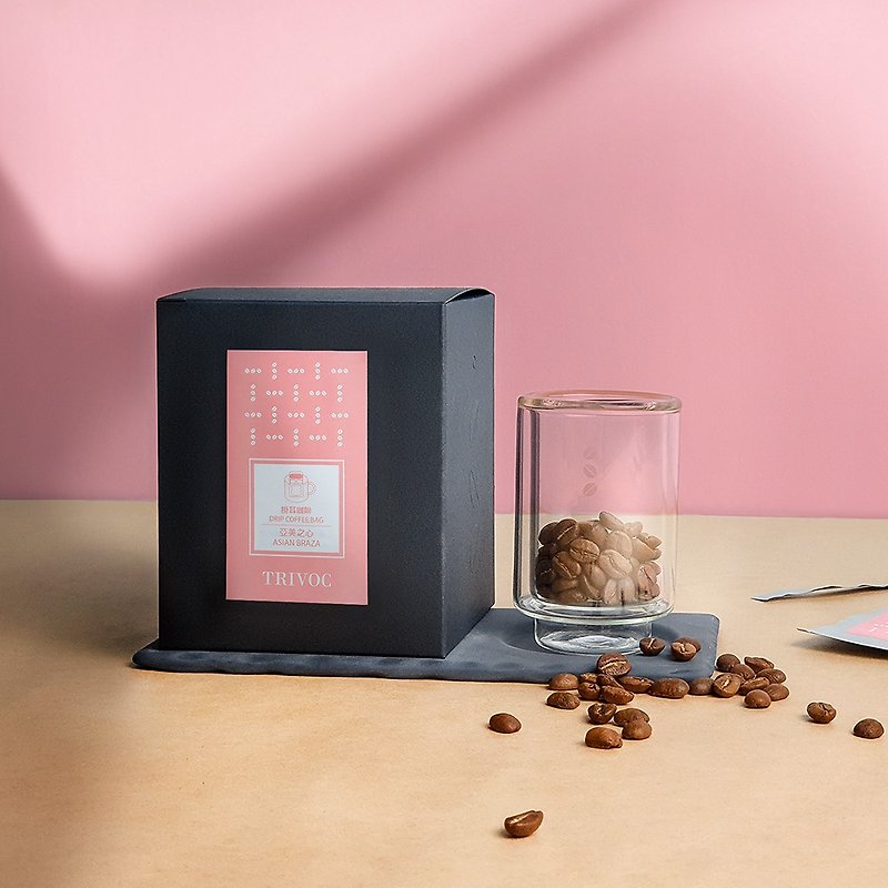 TRIVOC 濾掛咖啡-亞美之心 (10gx10包) - 咖啡/咖啡豆 - 新鮮食材 咖啡色