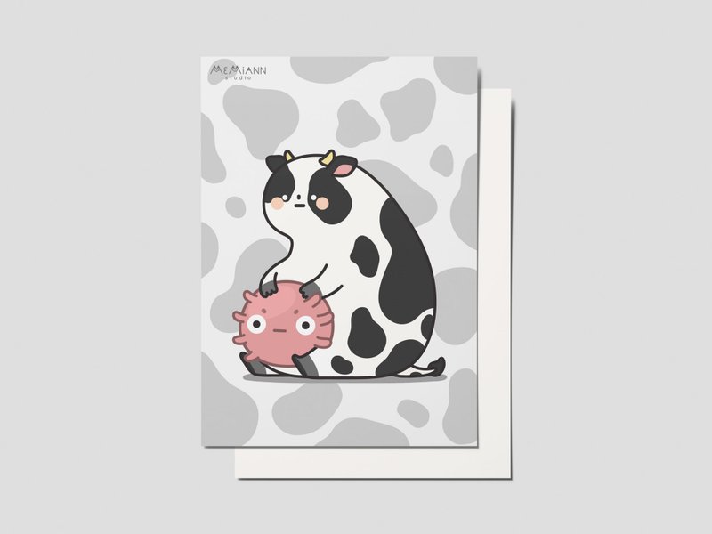 Postcard COWID - 卡片/明信片 - 紙 白色