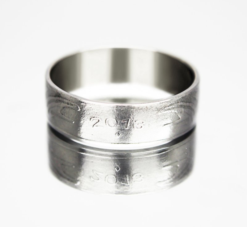 India Coin Ring 2 rupees 2013 coin rings for men coin rings for women - 戒指 - 其他金屬 