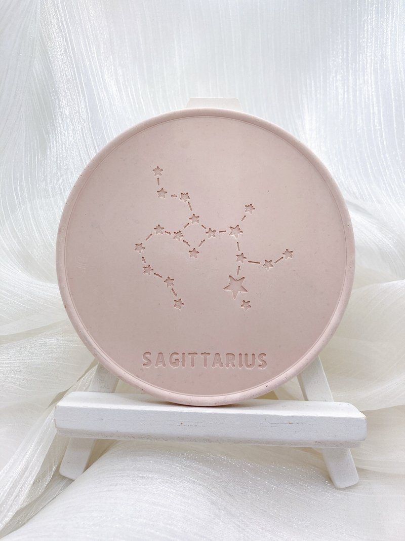 Handmade Fragrance Stone I Am My Sagittarius Stone Coaster - Coasters - Other Materials Multicolor