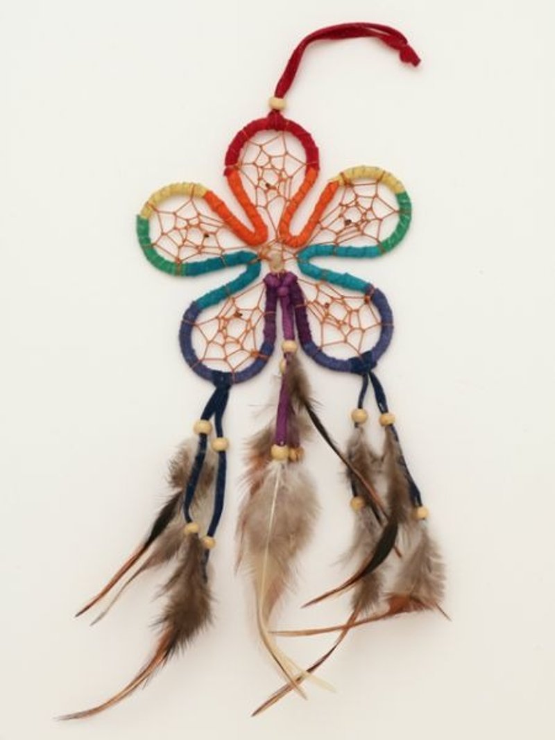 [Pre-order] ✱ ✱ flowers feathers Dreamcatcher Charm (four-color) - Items for Display - Other Materials Multicolor