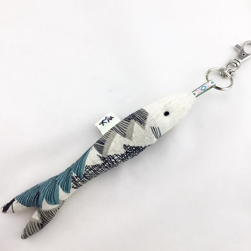 Fish fish strap / key ring - พวงกุญแจ - ผ้าฝ้าย/ผ้าลินิน 
