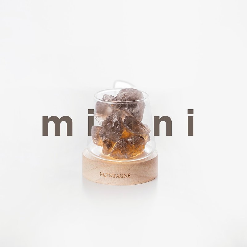 MONTAGNE mini Crystal Diffuser Set Tea Crystal | Health X Sleep | Free essential oil - Fragrances - Other Materials Brown